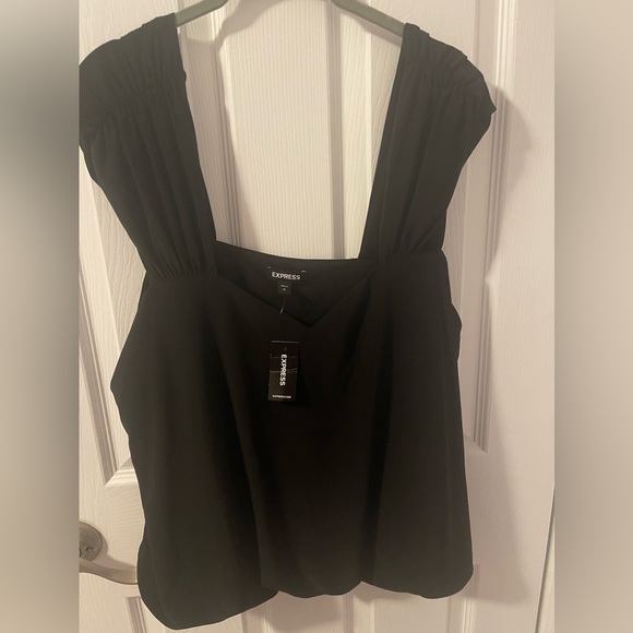 NWT Express Sleeveless Black Top XL - Picture 5 of 6